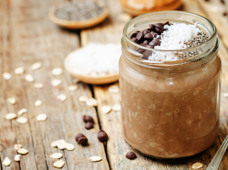 Chocolate Peanut Butter Overnight Oats