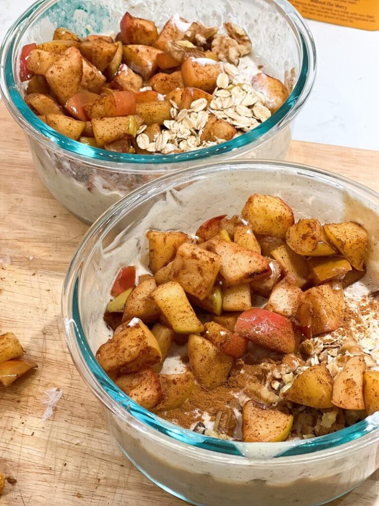 Apple Cinnamon Overnight Oats